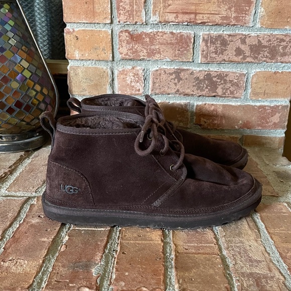 UGG Neumel Brown Suede Boots - Picture 3 of 7